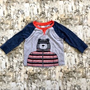 Tucker + Tate Bear Raglan Top